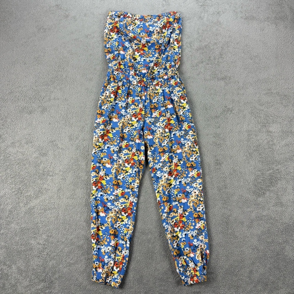 Aritzia Sunday Best Tabata Jumpsuit in Blue Floral